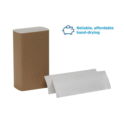 Fine Quality Multi-Fold Paper Towel (Z Fold), Tissue Paper Hand Towel, Pack of 12 (White Colour, 125 Sheets Each) – Total 1500 Sheets