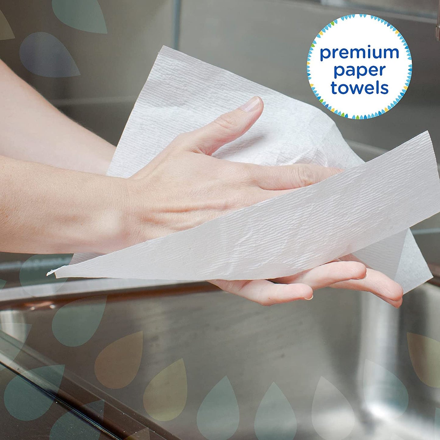 Fine Quality Multi-Fold Paper Towel (Z Fold), Tissue Paper Hand Towel, Pack of 12 (White Colour, 125 Sheets Each) – Total 1500 Sheets