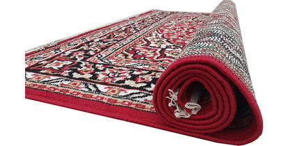 FASHION PRIYA Kashmiri Traditional Carpet Persian Design New Carpets for Your Home (Size 6x8 Feet , Red)