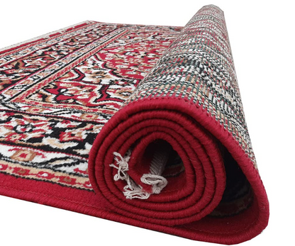 FASHION PRIYA Kashmiri Traditional Carpet Persian Design New Carpets for Your Home (Size 6x8 Feet , Red)