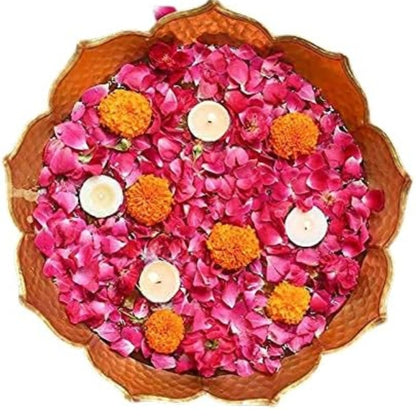 Beautiful Handcrafted Puja Thali - Indian Pooja Plate for Festivals & Worship