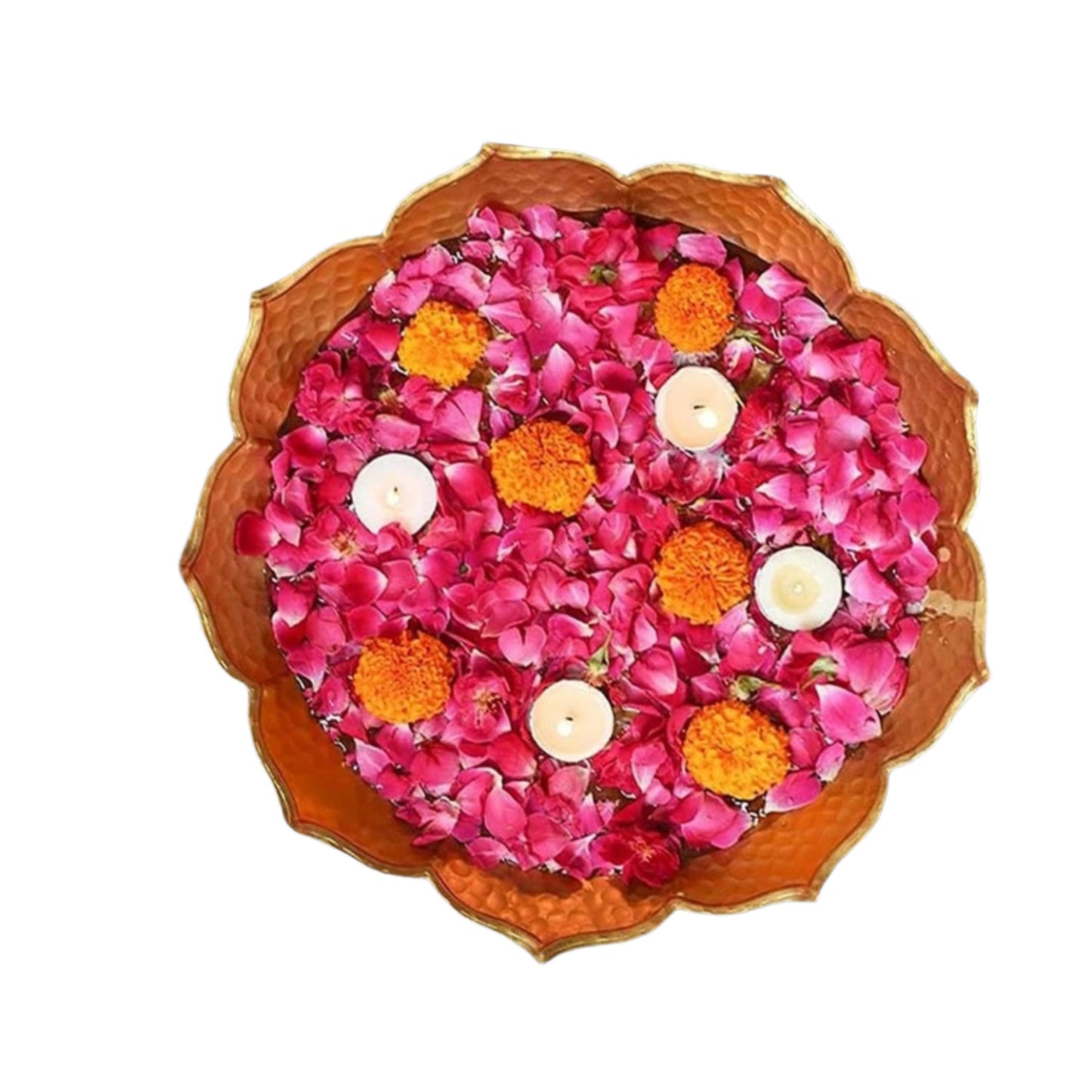 Beautiful Handcrafted Puja Thali - Indian Pooja Plate for Festivals & Worship