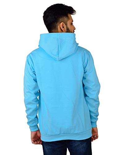 FP  Unisex-Child Fleece Neck Hooded Sweatshirt (Dont Quit Hoodie_Aqua Blue