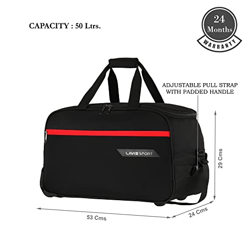 Duffle Wheeler Bag | 2 Wheel Duffle Bag | Duffle Bag with Adjustable Handle