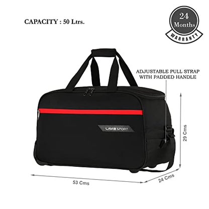 Duffle Wheeler Bag | 2 Wheel Duffle Bag | Duffle Bag with Adjustable Handle