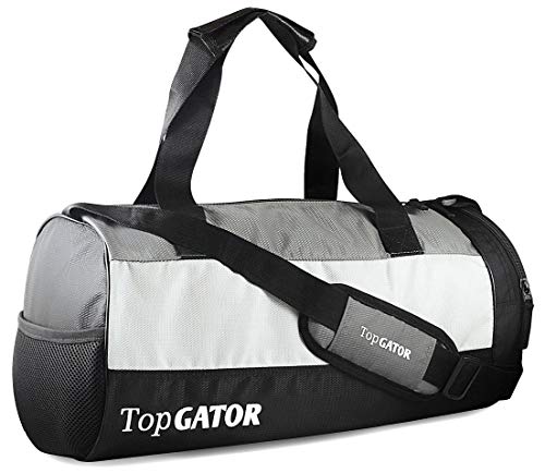 FP  Gym Bag Sports Duffel with Shoe Compartment 34 L (Grey/Black)