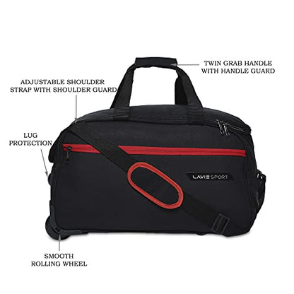 Duffle Wheeler Bag | 2 Wheel Duffle Bag | Duffle Bag with Adjustable Handle